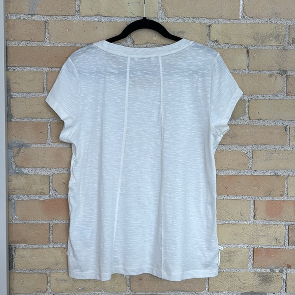 Sandwich White Lace-Up Side Top - Picture 4 of 4
